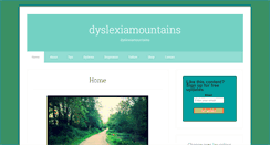 Desktop Screenshot of dyslexiamountains.com